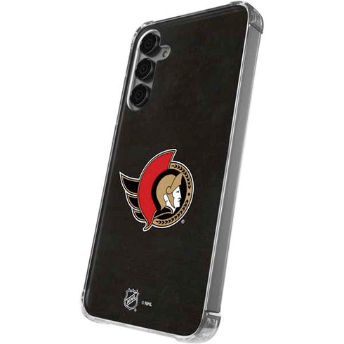 NHL Ottawa Senators Distressed Galaxy S24 Plus Clear Case